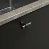 Bond_557020050-99-74_01 crna mat 50 ambijent Furnipart BOND gumb, 50 mm, mat crna / gunmetal, šifra 557020050-99/74